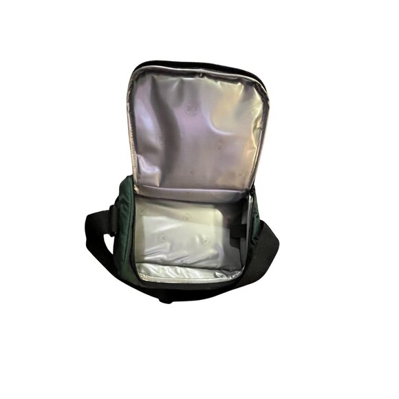 Vintage Coleman Insulated Cooler Pack Green Shoulder Lunch Bag Small - Picture 4 of 16